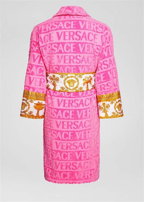 cheap versace pajamas|versace robe women's pink.